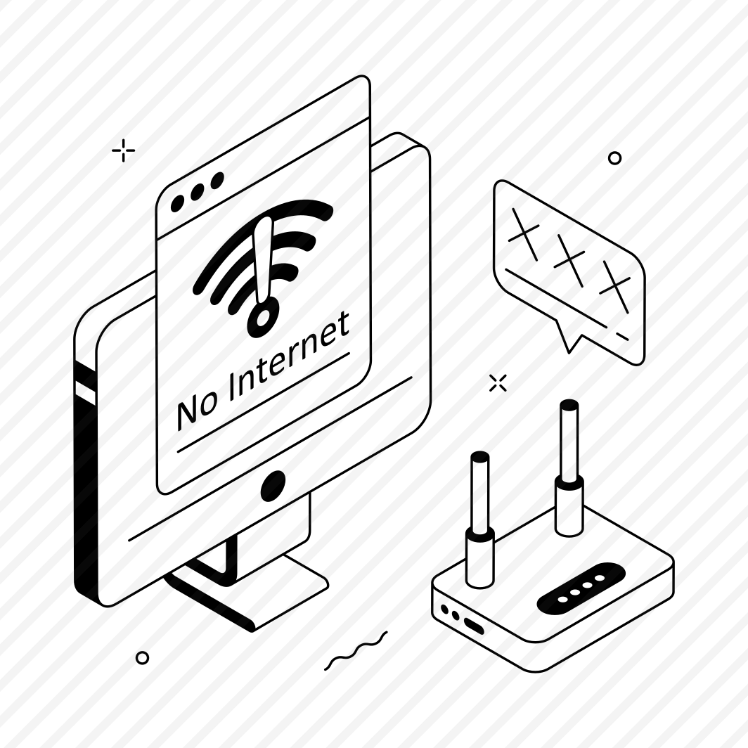No Internet, Wifi, Router, Troubleshooting, Offline preview
