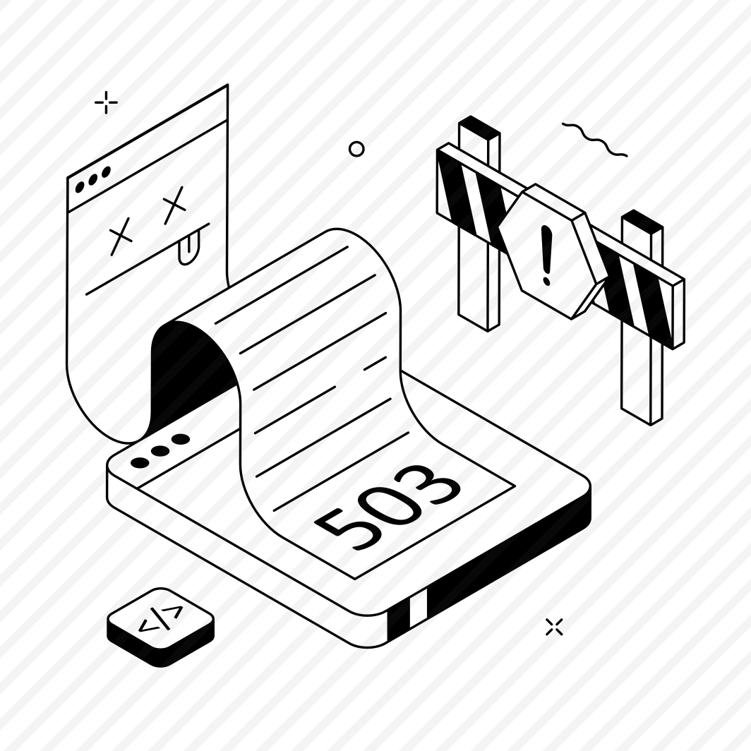 Service, Unavailable, Website, Internet, Webpage preview