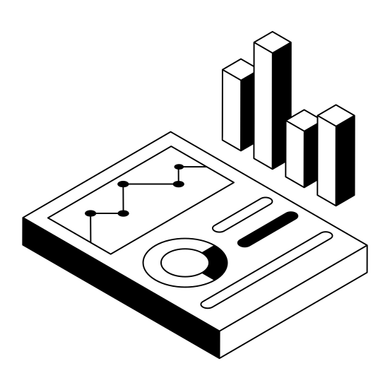 Data, Report, Statement, Analytics, Statistics illustration