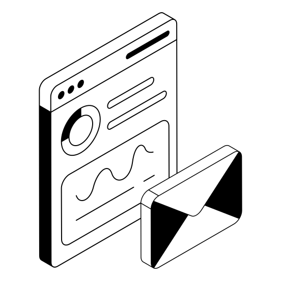 Email, Analytics, Communication, Correspondence, Web illustration