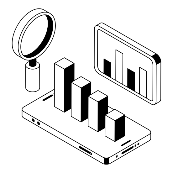 Market, Research, Infographics, Statistics, Analytics illustration