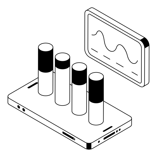 Mobile, Analytics, Statistics, Infographics, Market illustration