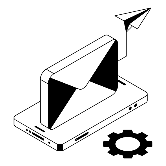 Send, Message, Correspondence, Communication, Email illustration