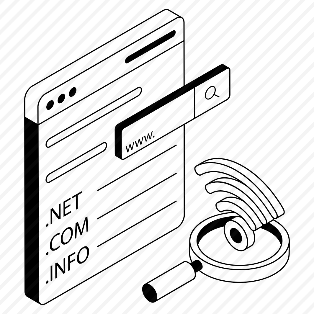 Web, Address, Domains, Registration, Site preview