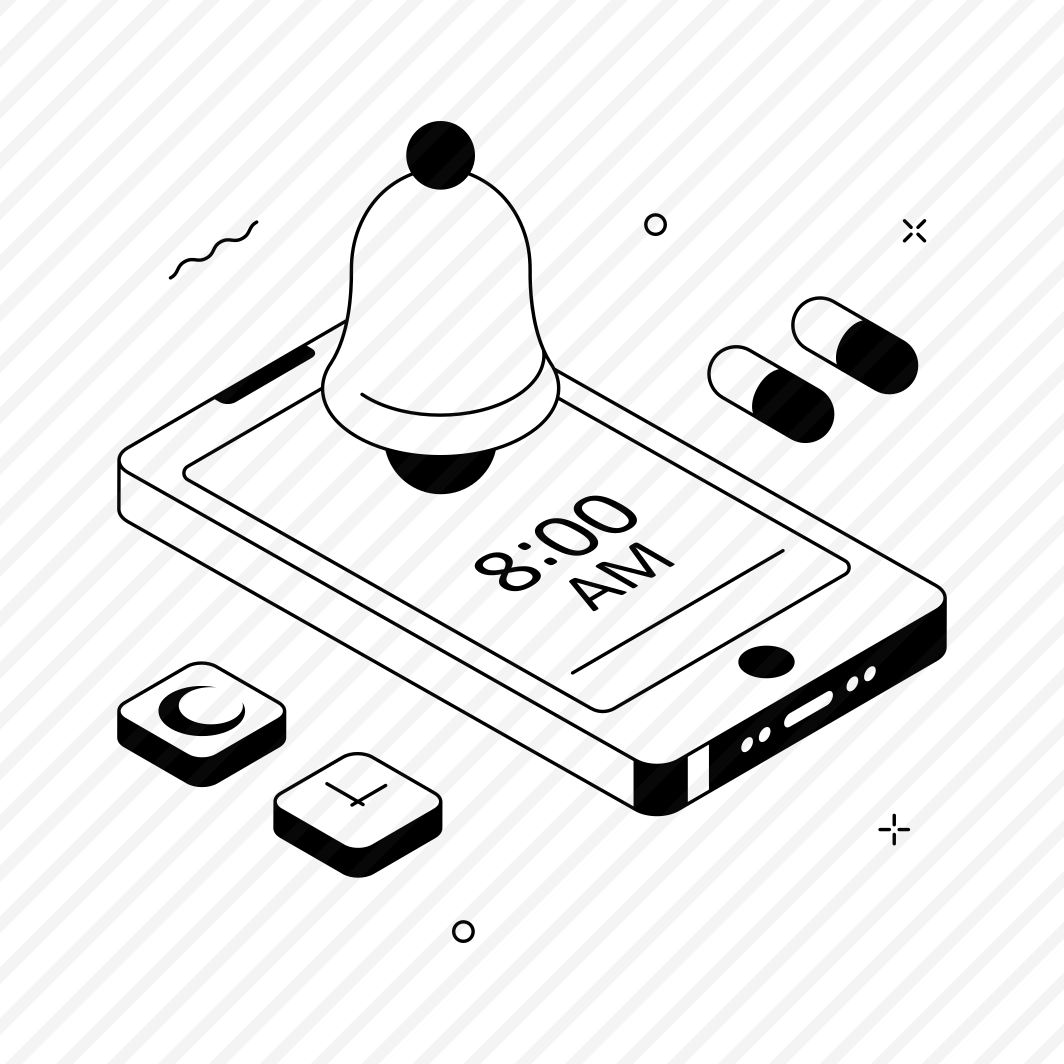 Alarm, Reminder, Medicine, Health, App preview