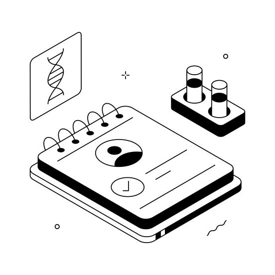 Genetic, Research, Dna, Biotechnology, Science illustration