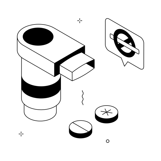 Inhaler, Bronchodilator, Breather, Pump, Inhalant illustration