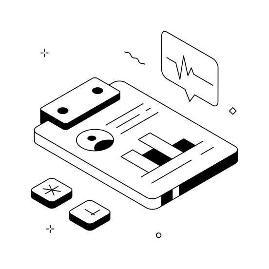Medical, Report, Health, Analytics, Patient illustration
