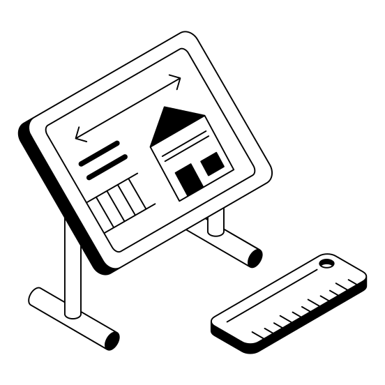 Design, Presentation, Plan, Blueprint, Prototype illustration