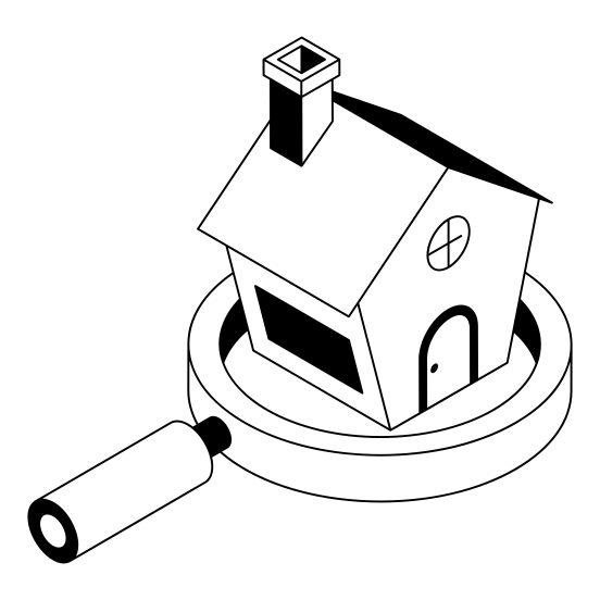 Find, Search, Home, House, Residence illustration