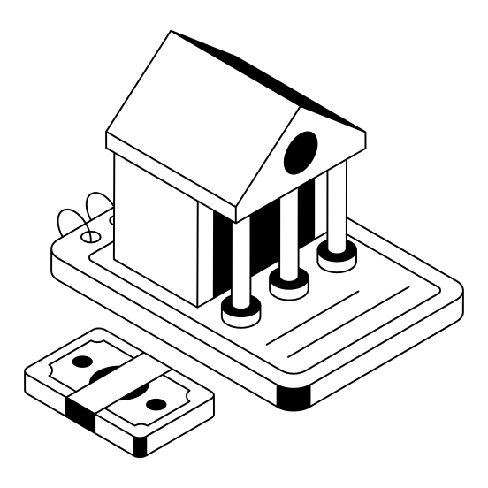 Mortgage, Loan, Bank, Money, Price illustration