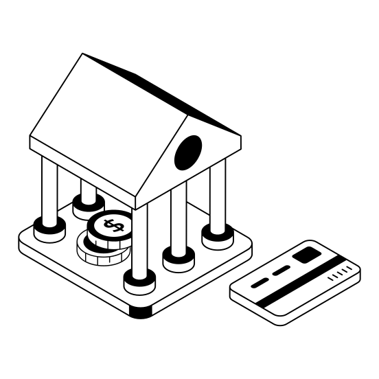 Payment, Loan, Mortgage, Bank, Card illustration