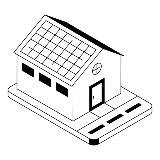 Solar, Home, House, Residence, Accommodation illustration