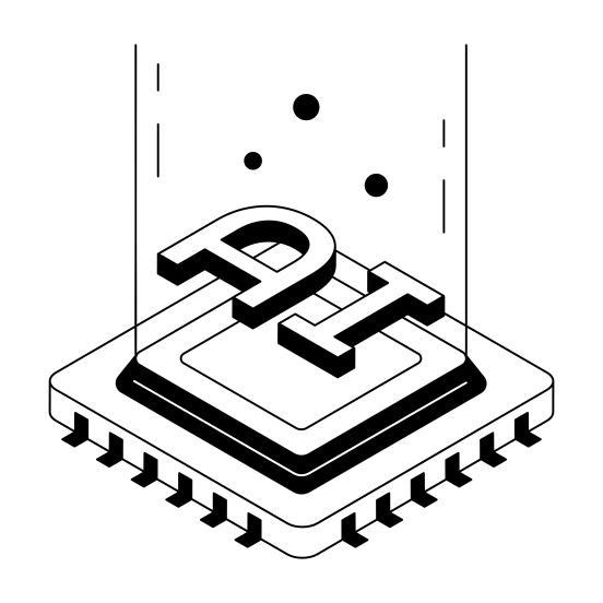 Chip, Microprocessor, Cpu, Ai, Ml illustration