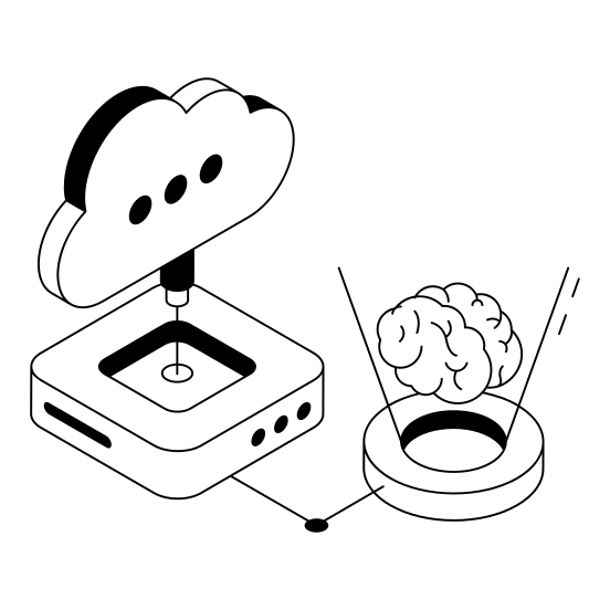 Cloud, Computing, Storage, Ai, Ml illustration