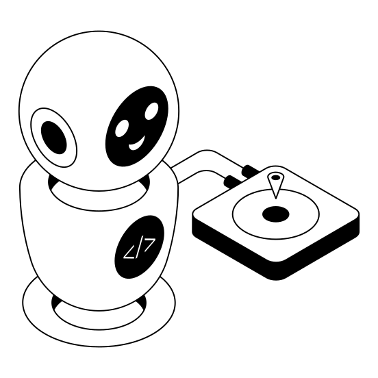 Coding, Robotics, Robot, Bot, Device illustration
