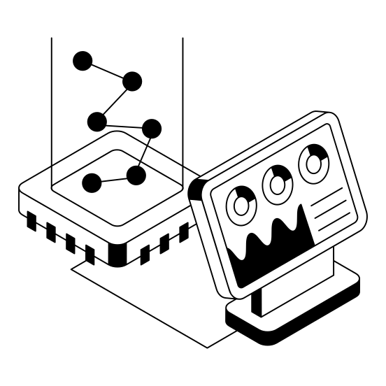 Data, Infographics, Analysis, System, Ai illustration