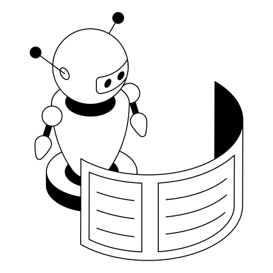 Interaction, Interface, Robotics, Robot, Bot illustration