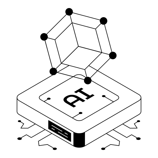 Modelling, Chip, Processor, Ai, Ml illustration