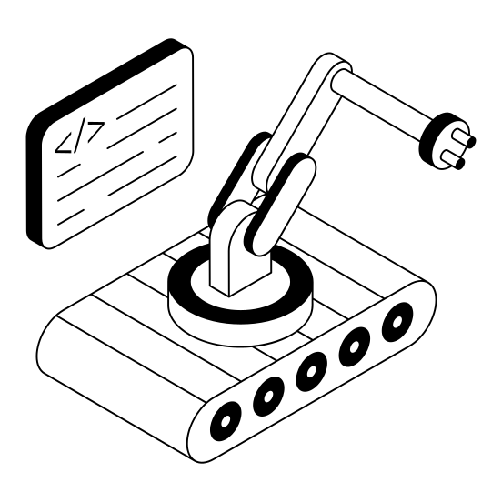Programming, Robotics, Robot, Bot, Device illustration