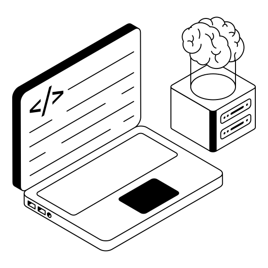 Software, Programming, Coding, Ai, Ml illustration