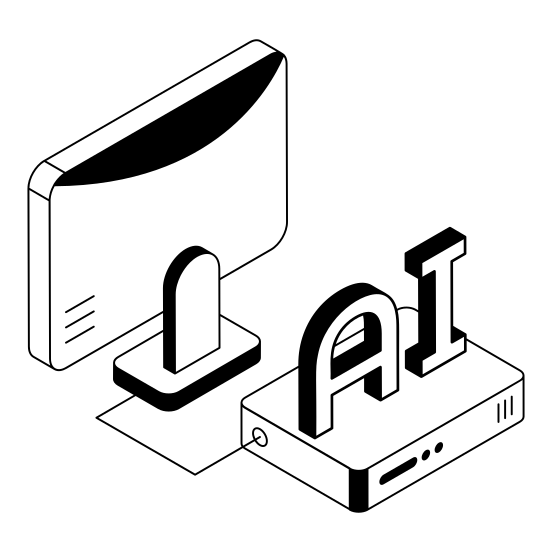 System, Pc, Device, Ai, Ml illustration