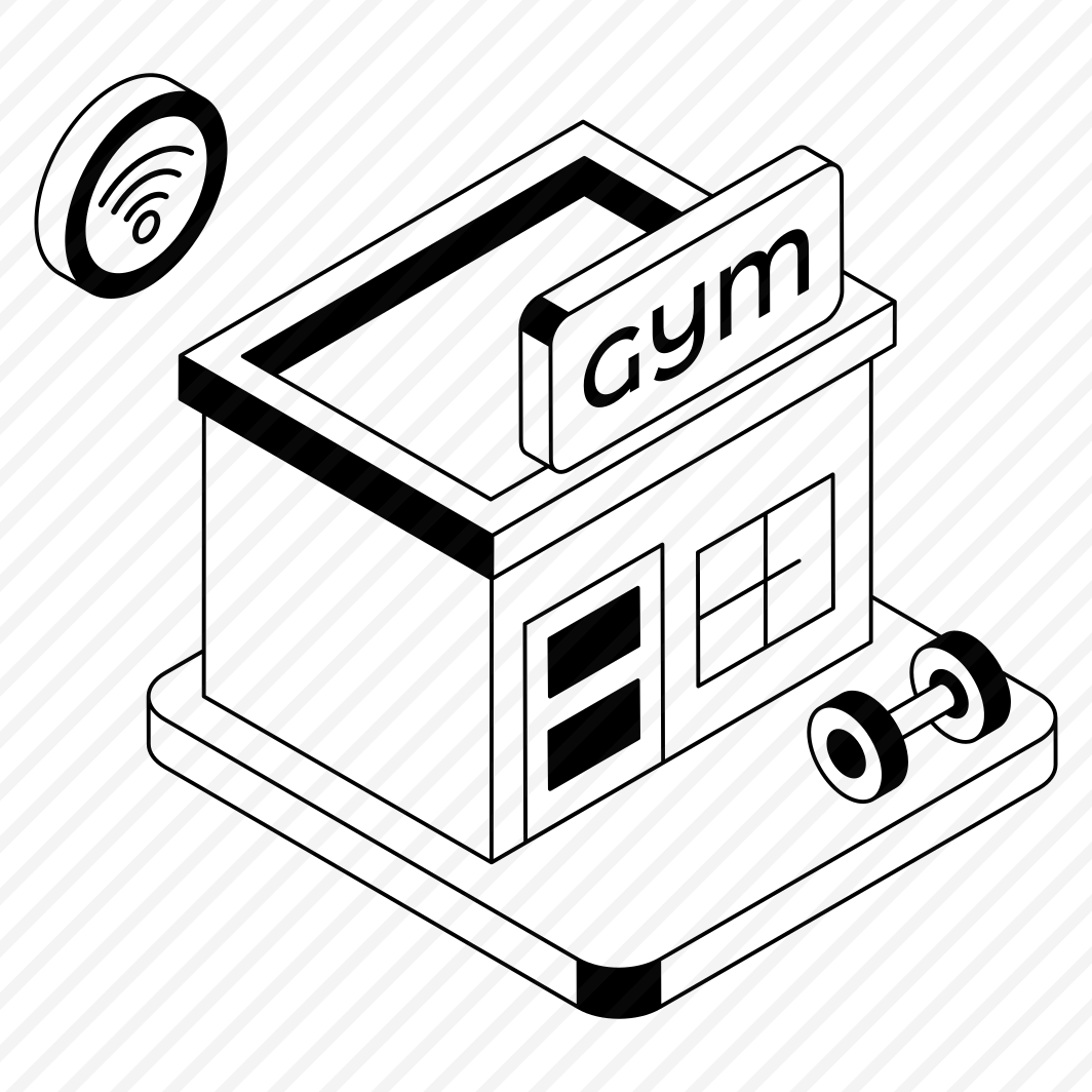 Gym, Building, Architecture, Wifi, Dumbbell preview