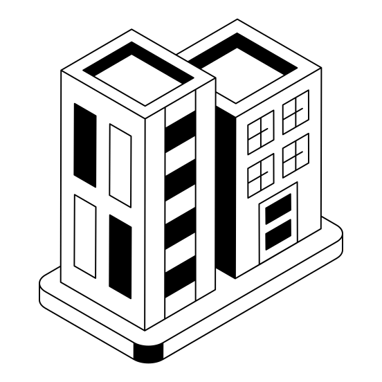 Office, Corporate, Building, Complex, Apartment, illustration
