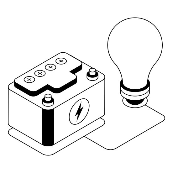 Rechargeable, Light, Battery, Power, Charging, illustration