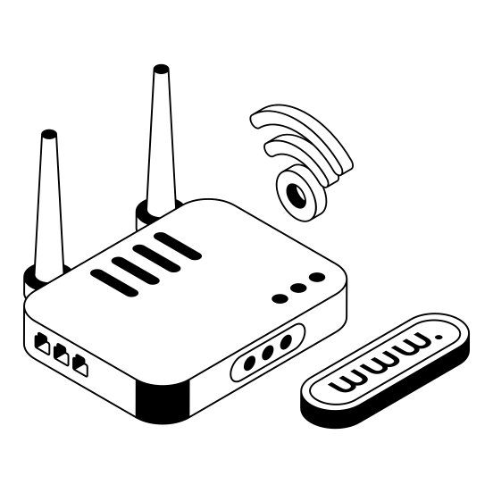Router, Modem, Device, Internet, Access illustration