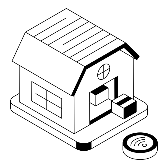 Warehouse, Storehouse, Stocktroom, Depot, Wifi illustration
