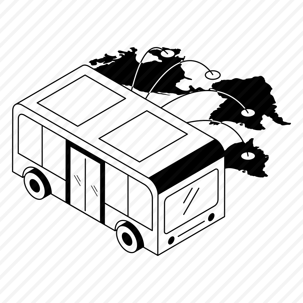 Bus, Coach, Vehicle, Transport, Ride preview
