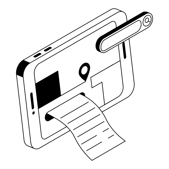 Find, Search, Location, Mobile, Phone illustration