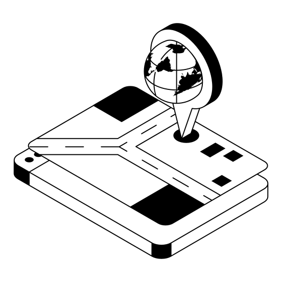 Location, Navigation, Tracking, Pin, Global illustration
