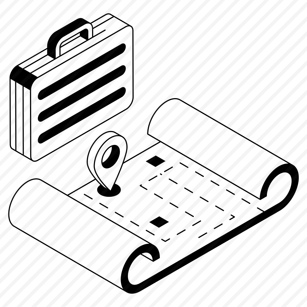 Map, Location, Bag, Baggage, Luggage preview