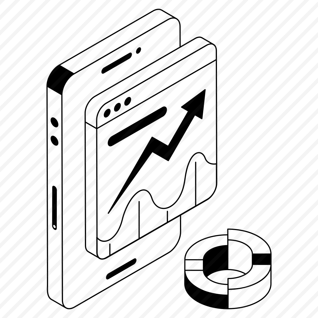 App, Online, Growth, Profit, Pie preview