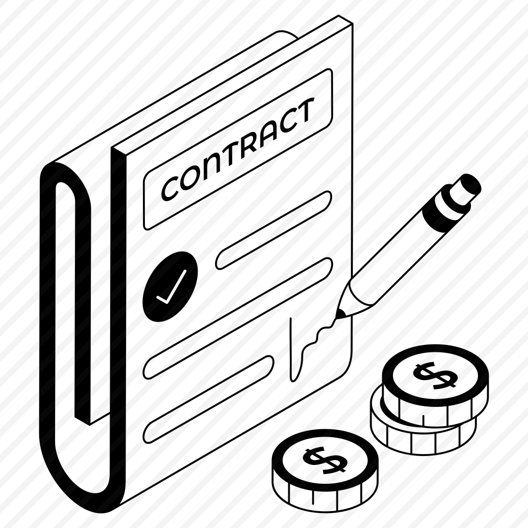 Contract, Agreement, Deed, Signature, Document preview