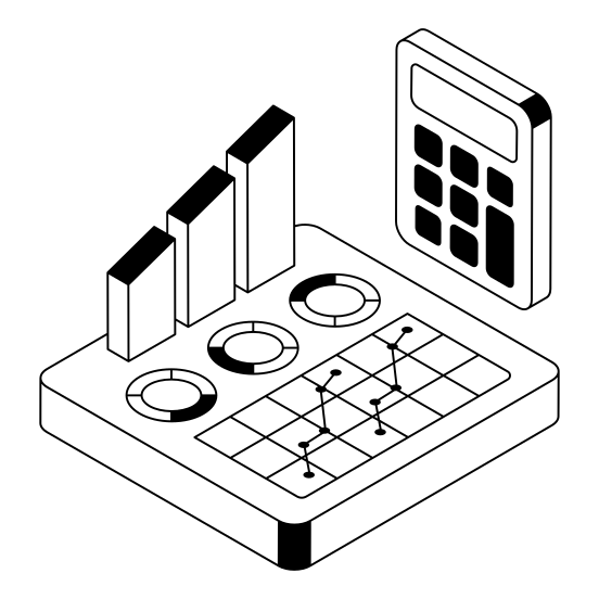 Estimate, Budget, Calculation, Totalizer, Report illustration