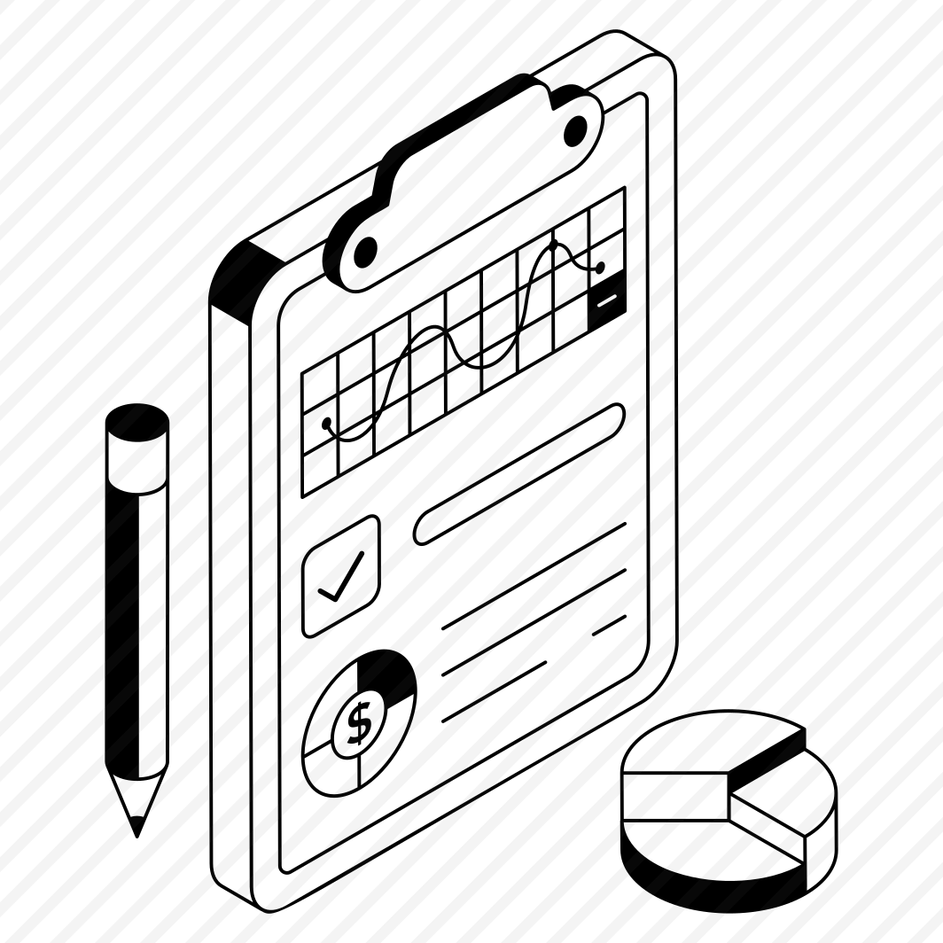 Finance, Sales, Clipboard, Pie, Shares preview
