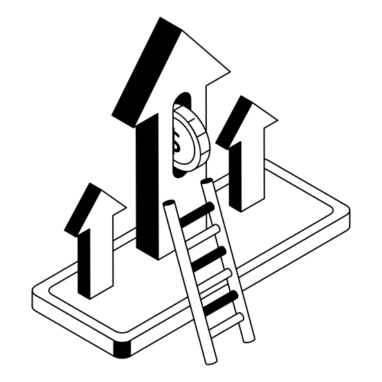 Increase, Gain, Profit, Revenue, Money illustration