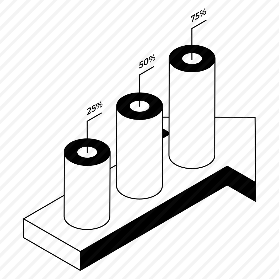 Percentage, Growth, Arrow, Increase, Report preview