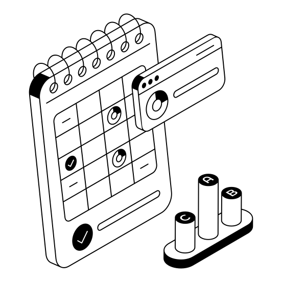 Planner, Reminder, Schedule, Event, Calendar illustration