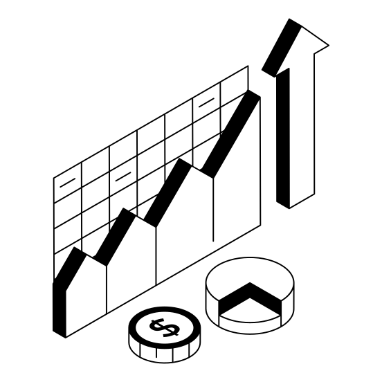 Profit, Revenue, Sales, Growth, Money illustration