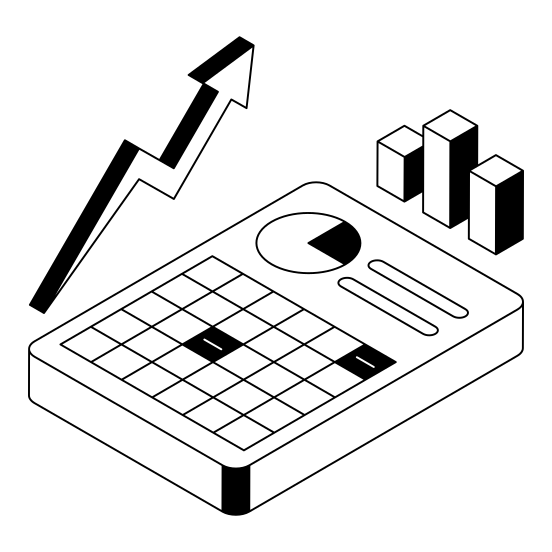 Report, Analytics, Statistics, Infographics, Document illustration