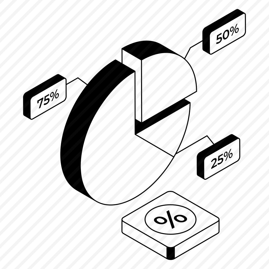 Shares, Investment, Pie, Percentage, Report preview