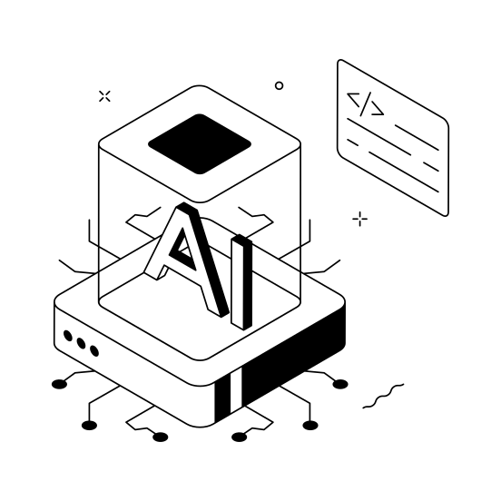Ai, Artificial Intelligence, Processor, Microchip, Innovation illustration
