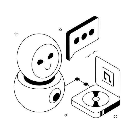 Ai, Media, Assistant, Artificial Intelligence, Digital illustration