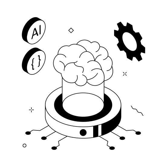 Artificial, Brain, Neural, Network, Innovation illustration