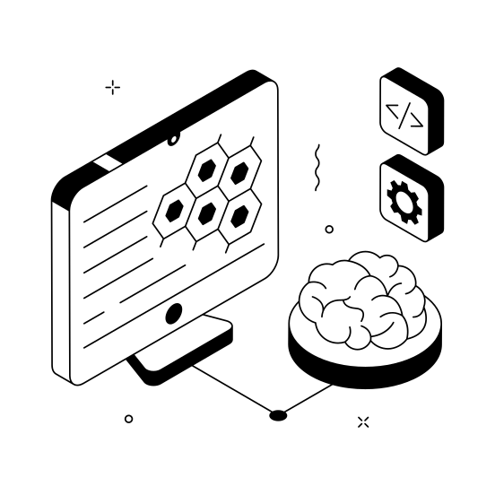 Data, Neural, Network, Algorithms, Cognitive illustration