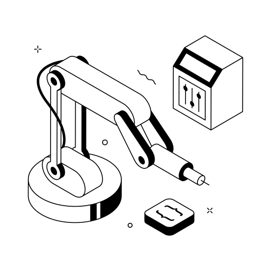 Robotics, Arm, Robot, Industrial, Manufacturing illustration